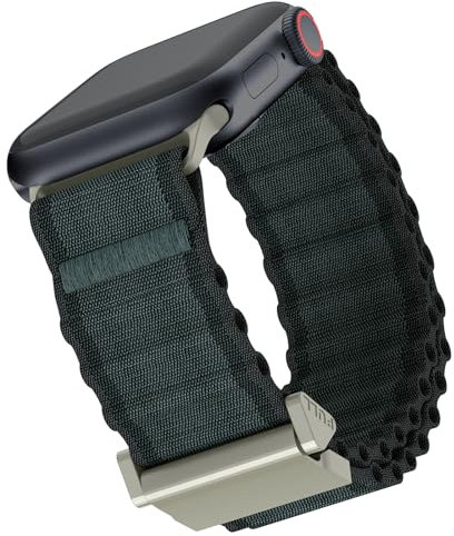 Correa para Apple Watch 42mm Series 10, Sport Fabric Braided Replacement Loop Band Correas Ajustables de Nylon para iWatch 42mm 41mm 40mm 38mm Series 10 9 8 7 SE 6 5 4 3 2 1