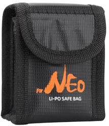 Fututech Lipo - Borsa portaoggetti per batteria per DJI Neo Custodia di protezione Scatola di immagazzinaggio della batteria a prova di esplosione anti-umidità anti-polvere accessori Drone (per 2