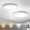 Combuh Led Akku Deckenleuchte Badezimmer mit Bewegungsmelder, Aufladbare Batteriebetriebene Lampe Keller Ohne Stromanschluss, Kabellose Deckenlampen mit Fernbedienung für Garage Flur, Rund 2 Stück