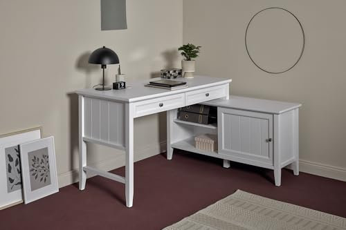 Jahnke Classic Eckschreibtisch C 145 E Weiss