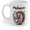 Teecustom Mug Hérisson Personnalisé – Tasse Café Mignonne et Énergique avec Prénom – Cadeau Original