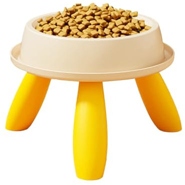 Dtaigou Elevado para Gatos | Bowl Alto para Mascotas - Plato Antivómitos para Mascotas Elevado Uso Diario en Hogar Viajes Interiores y Exteriores para Cachorros