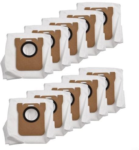 Bolsas de polvo de repuesto para Xiaomi X10/X10+/ X20+/ X20 Pro/X20 Max/M30/M30 Pro/M30S/M40/B116 Robot Aspirador, 3.5L Bolsas de polvo de gran capacidad (paquete de 10)