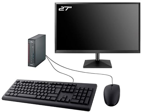 PC Fujitsu Q558 Tiny Schermo 27 Intel I5-8400T RAM 32GB SSD 2TB WiFi W11 (rigenerato)