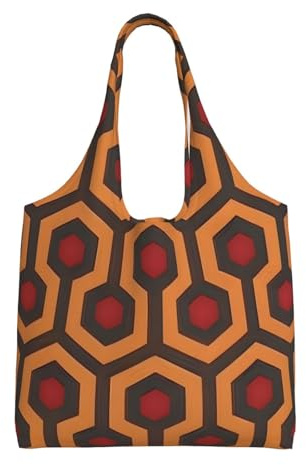 WBQLSL Shining Overlook bedruckte Damen-Canvas-Tasche – lässige Schultertasche + Handtasche mit Doppelzweck-Design