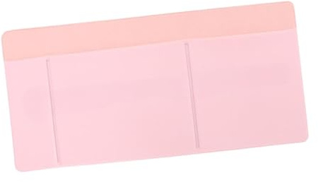 ZGUZMCMK Mäuse-Hülle, Laptop-Aufbewahrungstasche, klebrig, 3 Taschen für externe Festplatte, Rosa