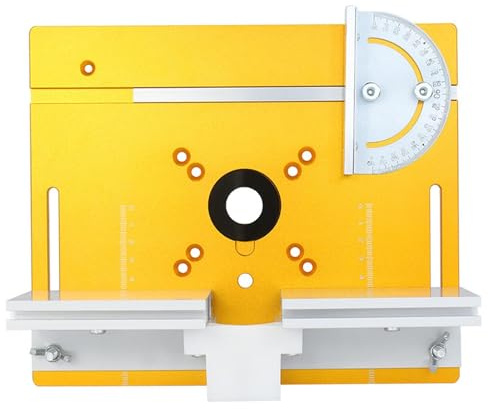 Placa de inserción de mesa de fresado de aluminio, sistema de fresado de metal, mesa de fresado DIY para bancos de carpintería, placa de fresado, herramientas de madera, fresadora recortadora