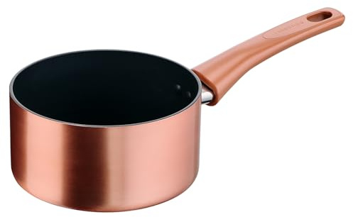 Lagostina Rosé, Casseruola Fonda a Manico Lungo Ø 16 cm, Colore Oro Rosa