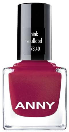 ANNY Nail Polish, Hochwertiger Farb-Nagellack, Kräftiges Beerenpink | Langanhaltender Glanz, Splitterresistent & schnelltrocknend, Pink soulfood, 15ml