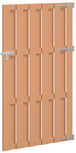 vidaXL Gartentor 100 x 180 cm WPC und Aluminium Braun