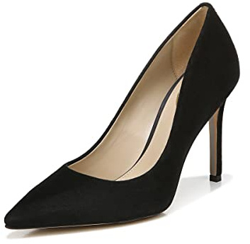 Sam Edelman Women's Hazel Pump, Black Suede, 8.5 UK
