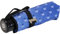 Cachemir Regenschirm Taschenschirm Mini stabil sturmsicher Dots - blau