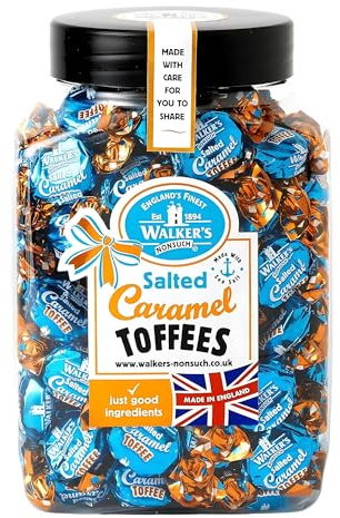 WALKERS NONSUCH Salted Caramel Toffee 1.25kg jar