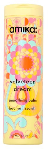 amika velveteen dream smoothing balm | tames frizzy hair, styling cream with heat protection & UV filters