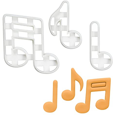 Musiknoten Ausstechformen, 3 Teil