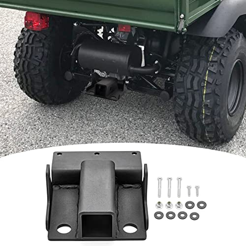 WSays Compatible con Kawasaki Mule 610 600 Mule SX Kit de Placa de Enganche de Remolque de Receptor Trasero de 2 Pulgadas