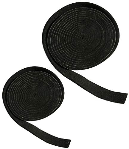 Cabilock 2rolle Hochtemperaturbeständiger Gasket Smoker Seal Selbstklebende Dichtungsstreifen Für Outdoor-Camping Und BBQ Dicke Schwarz