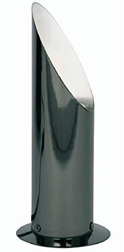 Mirror Black Vintage Retro Up Light Spot Floor & Table Light | Wall Uplighter | 1 x GU10 Lamp Bulb Required (Not Included) | Lounge - Office - Bedroom | UK 3 Pin Plug | Inline Switch Operated