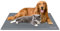 pecute Dog Cooling Mat Extra Large 120x75cm, Pet Cool Mat Gel Self Cooling Pad, for Dogs and Cats in Hot Summer(Grey)