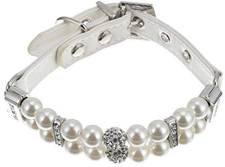 hund perlenhalsband Schwarzes Hundehalsband Handgefertigtes Hundehalsband eine Halskette Perlenkette Perlenhalsbänder für Katzen Halskette mit Hundeperlen der Hund Haustierzubehör