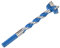 sourcing map Forstner Wood Boring Drill Bit 25mm Dia. Hole Saw Carbide Alloy Steel Tip Hex Shank Cutting for Hinge Plywood Wood Tool Blue