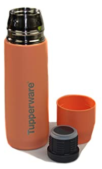 Tupperware Chef-Serie Thermoskanne 520 ml lachs Isolierkanne Kanne