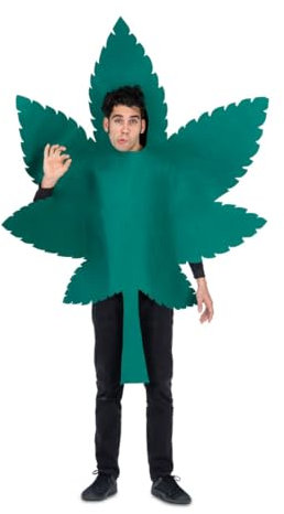 My Other Me Déguisement Feuille de Marijuana Weed adulte taille unique TAILLE UNIQUE ADULTE