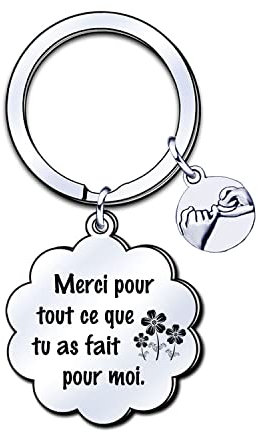 LUODAN Cadeau Nounou Porte-clés Personnalisé Idee Cadeaux Meilleur Amis Atsem,Cadeau Anniversaire Amie Porte-clés pour Amis,Cadeaux Noel Nounou (7)