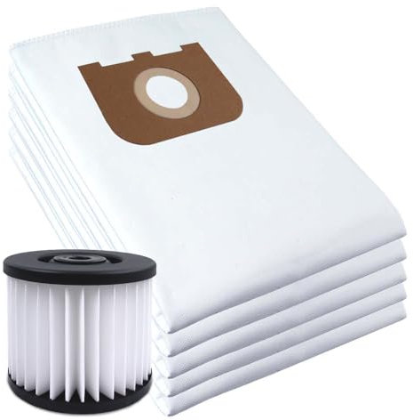 PRIMEBAG - Beutel + Filter passend für PNTSA 20 Li A1 Parkside - Akku-Nass-Trockensauger - Bestleistung beim Saugen