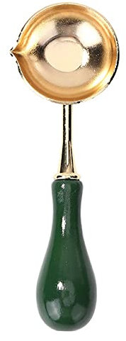 Retro Wax Seal Melting Furnace Solid Wood Oven Furnace Wax Pot Beads Sticks Heater Wax Warmer Decorative Craft for Candle Stamp-Green,China