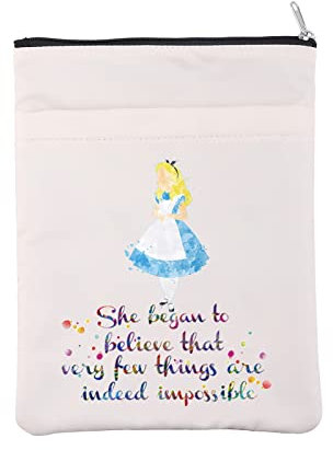 Alice Movie Merchandise: Custodia per Libri, Regalo per Amanti di Wonderland e Bookworm, Fandom di Alice (Impossible BM)