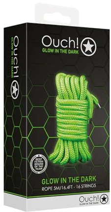 Ouch Rope-OU766 Rope Neon Green 5 m