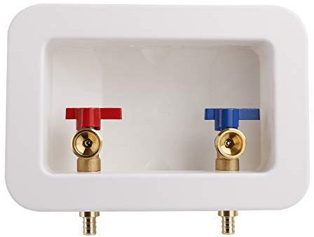 Watflow Washing Machine Outlet Box, 1/2-inch PEX,Plumbing Accessory, PEX Laundry Box…