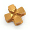 YANHAO [Parti di Videogiochi] Pulsante di direzione del Pulsante Dpad in Materiale Metallico in Alluminio for l'accessorio di Sostituzione del Joystick del Controller PS4 [Sostituire] (Color : Gold)