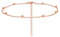 Cangall Silver Anklets for Women, 925 Sterling Silver Ankle Bracelets for Women, Adjustable Beach Barefoot Anklet String with Lucky Beads, Rose Gold Simple Foot Chain, Ankle Chain for Summer Holiday