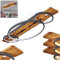 LED Deckenleuchte Nevogilde, dimmbare Deckenlampe aus Metall/Holz/Kunststoff in Anthazit/Natur/Weiß, Leuchte im skandinavischen Design, dimmbar über Lichtschalter, 4600 Lumen, 3000 Kelvin, LED 40 Watt