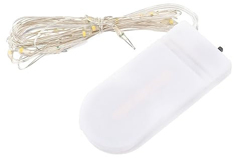 OSALADI LED 2 20 Stück Feen-Lichterkette Led-Lichterkette Led-Kupferdraht-Lichterkette Led-Lichterkette Außen-Lichterkette Außen-Lichterkette Party-Lichter Seil-Lichter Partybevorzugung