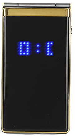 Téléphone à Clapet Double SIM Double Veille, Haut-parleurs Professionnels, Lampe de Poche LED, Multifonction, Spécialement Conçu pour Les Personnes âgées, avec écran 2,8 Pouces