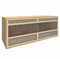 PRISSENT Terrarium 120x50x50 cm Holzwerkstoff Terrarium Klein Terrarium Schnecken Terrarium Holz Terrarium Glas Terrarium Unterschrank Terrarium Spinne Chamäleon Terrarium Ameisen Terrarium