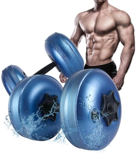 Deiris Wassergefülltes Hanteln Set - Wassergefüllte Gewichte - Tragbare Reisegewichte - Gewichte Verstellbare Hanteln - Tragbare Fitnessgeräte - Krafttraining - Fitness und Formung