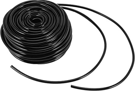 dieyyuca Misuratore di 30M 1/4 pollice Tubo di distribuzione in bianco Tubo di irrigazione per tubi di irrigazione da giardino