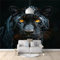 Vlies Tapeten Wandtapete Tier Leopard Muster 3D Wandbild Wohnzimmer Wanddekoration Fototapete 3D Tapete Effekt 200x140 Cm