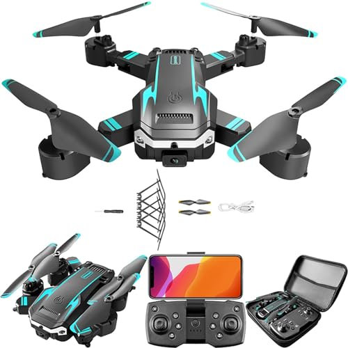 S6 Drohne mit Kamera 720P, Hindernisvermeidung Drohne für Kinder Anfänger WiFi FPV RC Quadrocopter mit 3 Batterien One Key Start/Landen Headless Modus 3D Flips Geschenk für Jungen Mädchen(blue)