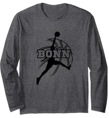 Bonn Basketball Fan Support Rheinland Stadion pink Langarmshirt