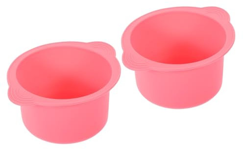 HAPINARY 2stücke Silikon-wachswärmer-einsatz Für Haarentfernung Hitzebeständige Wachsschale Einfaches Entformen Wiederverwendbare Schüssel Für Professionelles Wachsen