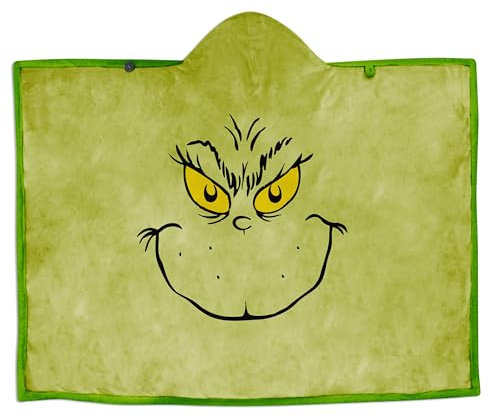 Hallmark The Grinch Blanket The Grinch Gifts Kapuzendecke Grün Einheitsgröße