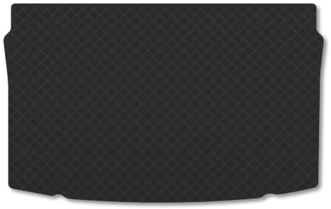 Compatible with VW Polo (2017+) 3mm Rubber Boot Mat | Tailored Fit Durable Boot Liner Full Coverage Protection Waterproof Accessories Easy Clean Anti Slip Made in the UK