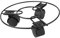 Milisten Blumentopf Tablett Gestell Geländer groß Kabel blumenkübel untersetzer blumentopfuntersetzer Pflanzenroller Blumentopfhalter mit Riemenscheibe Rolluntersetzer Metall Black