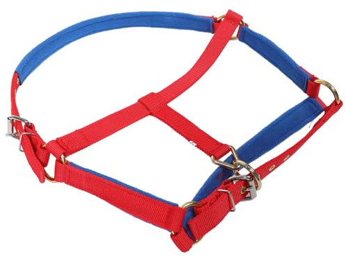 GAROZATION Verstellbares Pferdehalfter Mit Polsterung Für Training Und Reiten Komfortables Sicheres Zubehör Für Verschiedene Pferdegrößen Für Effektive Ausbildung Und Angenehme Nutzung