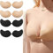 QXCFTW 4 Pairs Sticky Bra, Strapless Push Up Bra, Adhesive Bra for Backless Dresses, Wedding, Party, Reusable Invisible Sticky Bra for Women